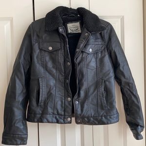 Sherpa Lined Levi’s Biker Jacket